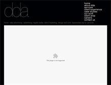 Tablet Screenshot of dda.uk.com