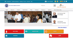 Desktop Screenshot of dda.org.in